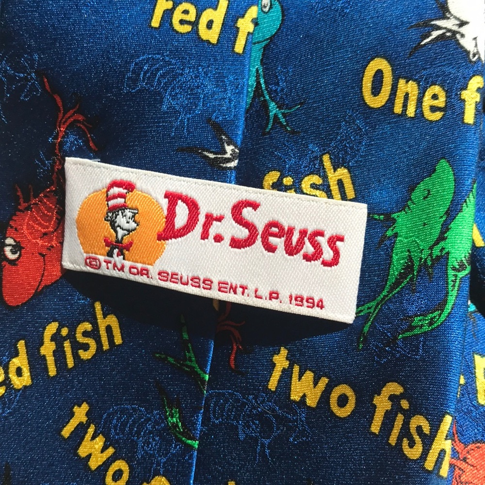 Dr Seuss Silk Necktie